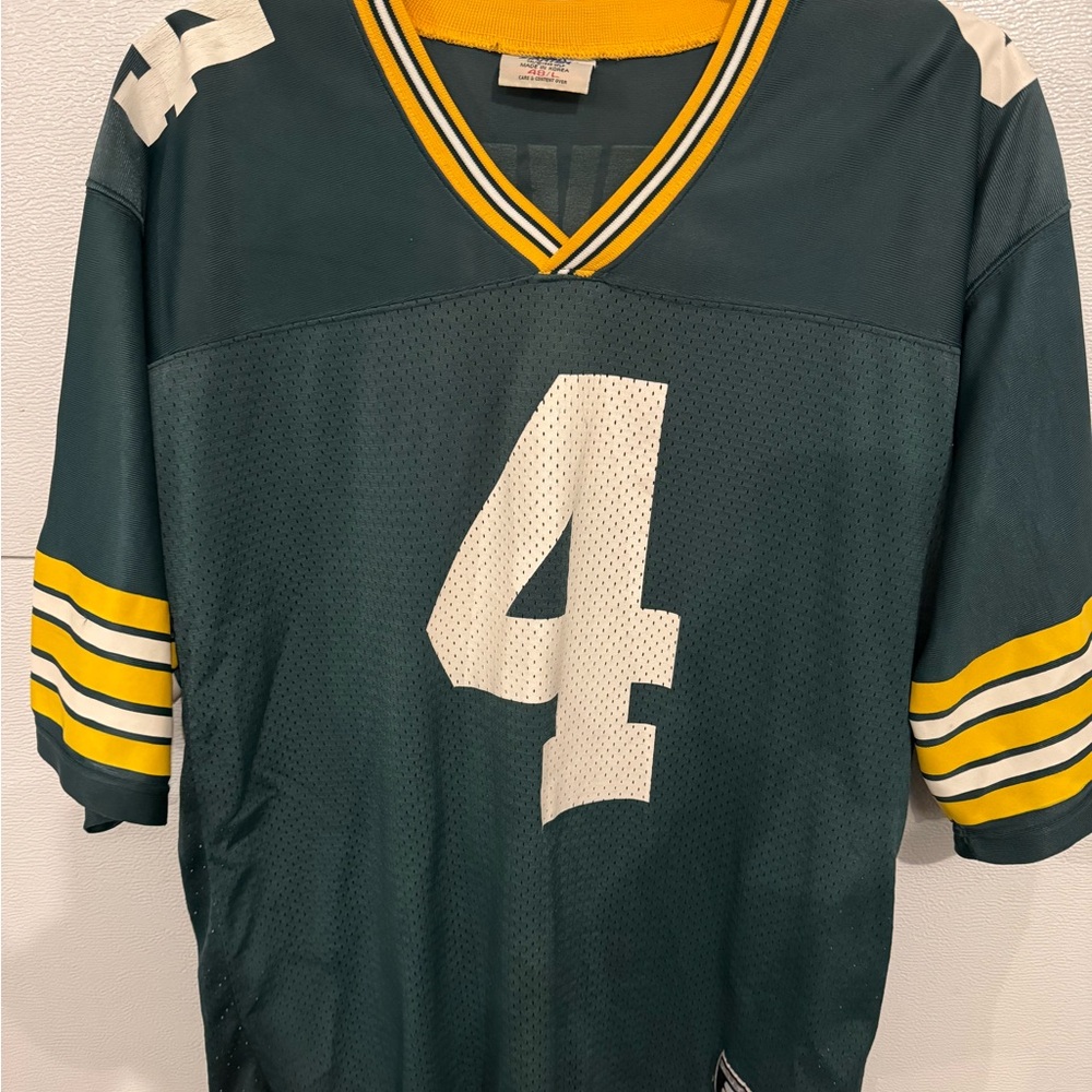 Vintage 90s NFL Green Bay Packers Brett Favre #4 Starter Jersey Size 48 Large